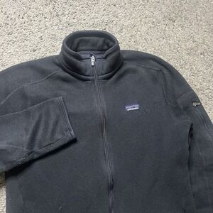 Patagonia Better Sweater Full Zip Fleece‎ Jacket Black Heather Womens Medium
